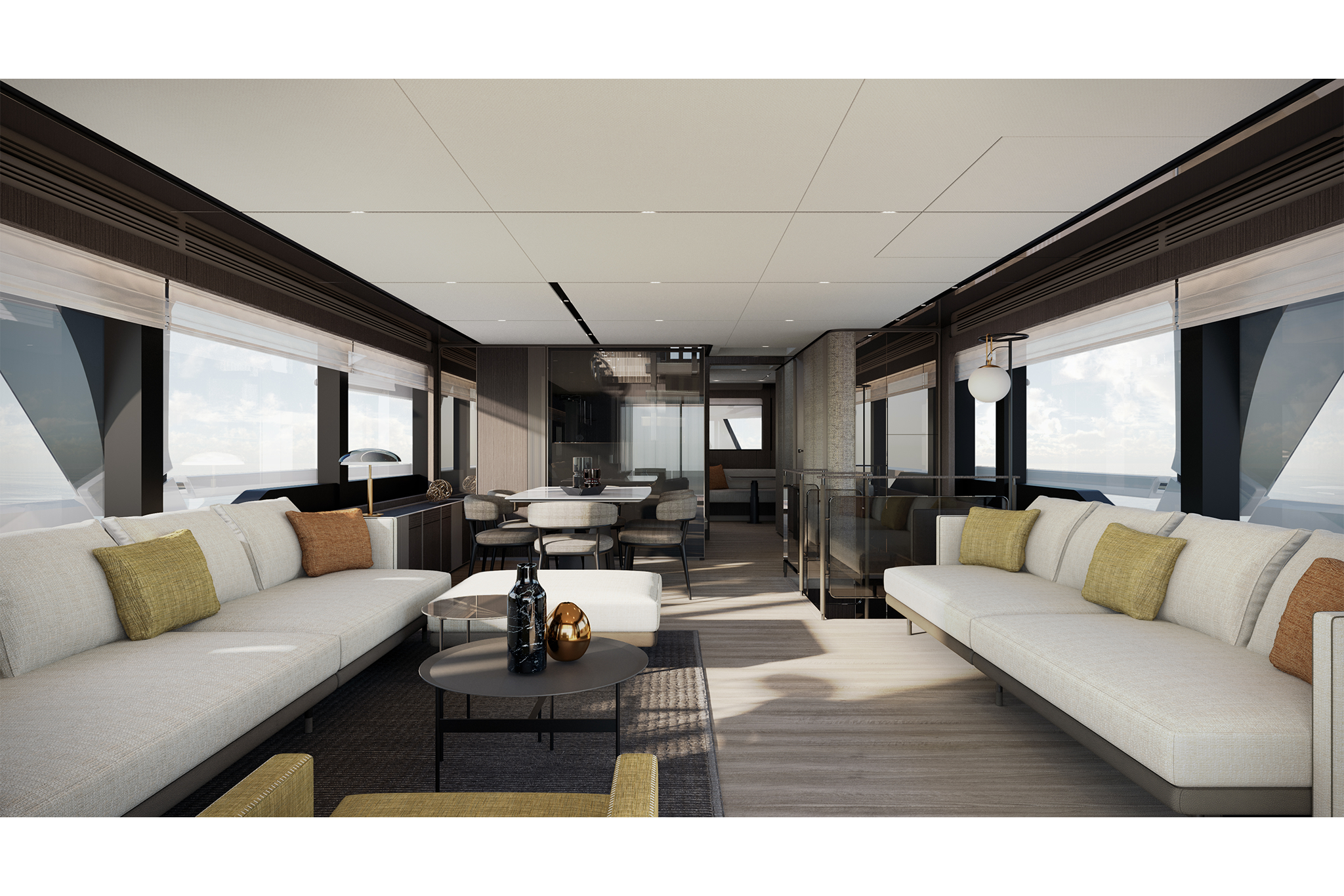 Ferretti Yachts INFYNITO 80 - Ferretti Group - Abys Yachting Interior