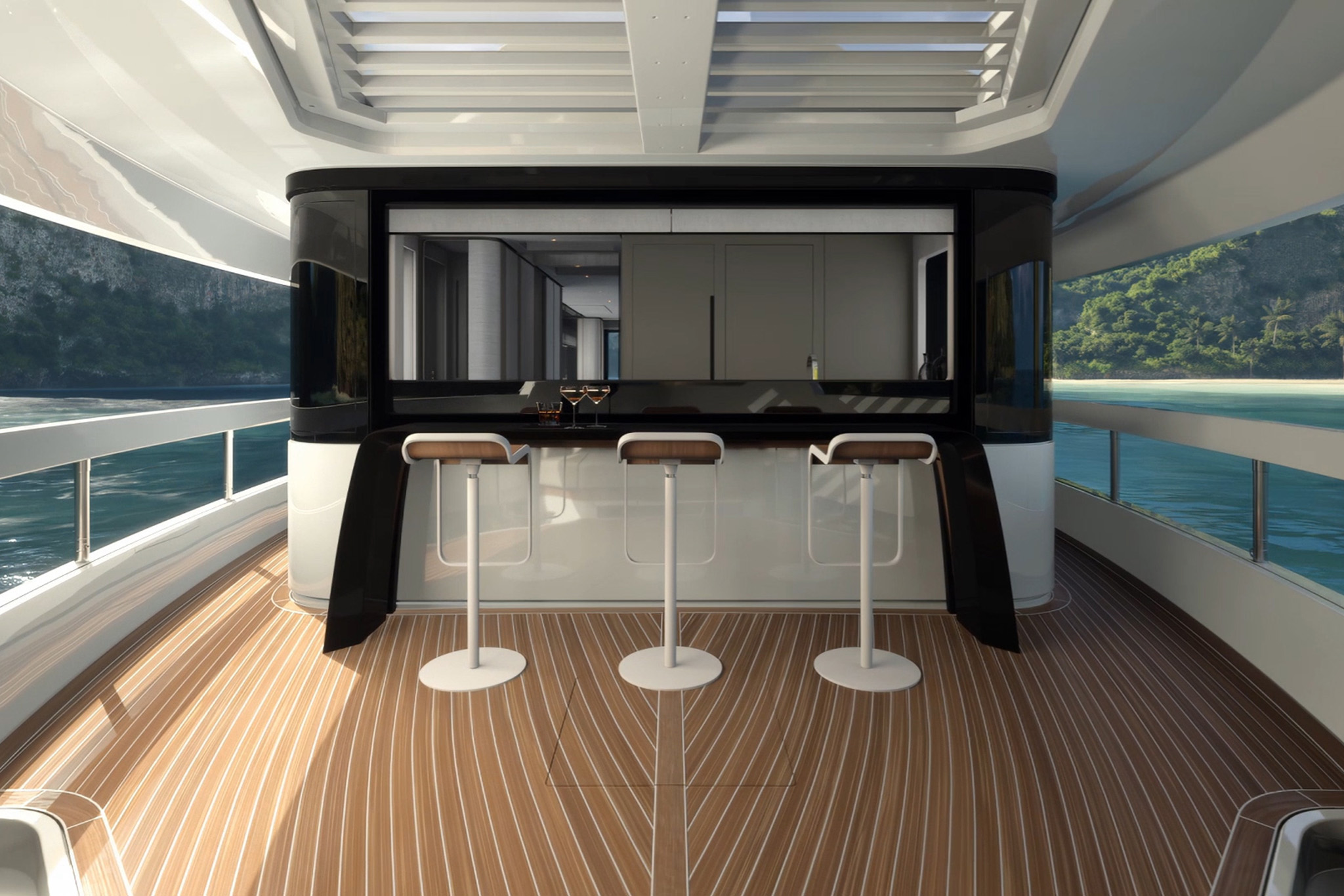 Ferretti Yachts INFYNITO 80 - Ferretti Group - Abys Yachting Interior 3