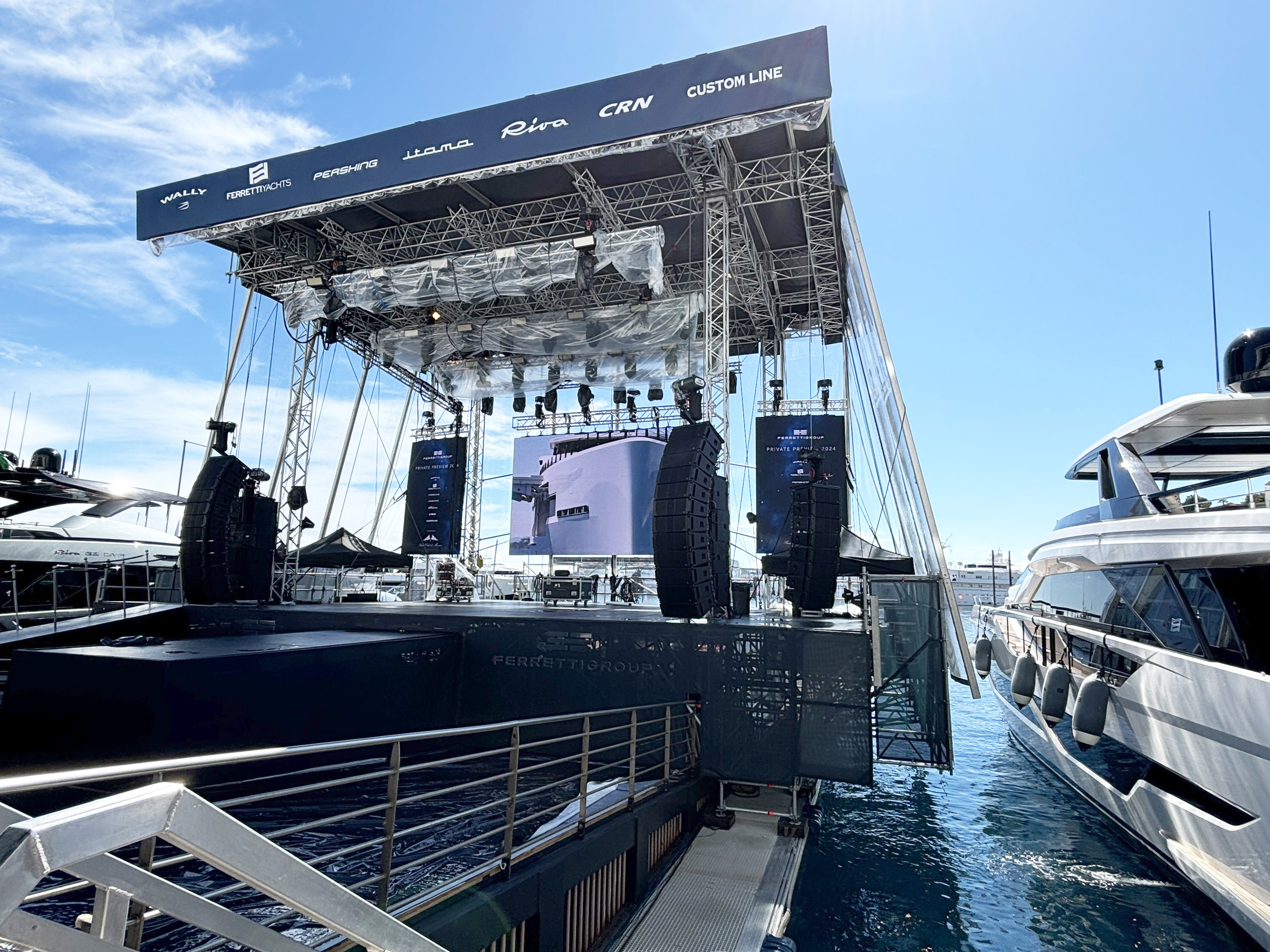PHOTOS MONACO PRIVATE PREVIEW 2024 - FERRETTI GROUP - ABYS YACHTING 22