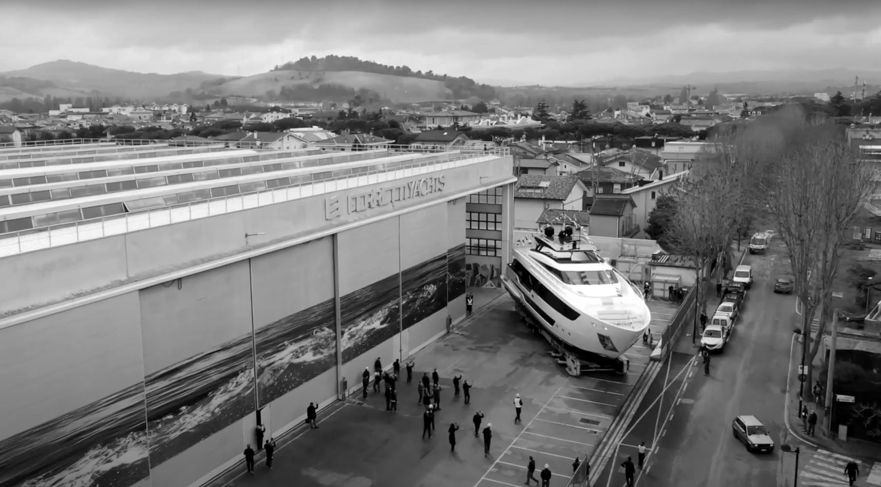 Launch of the 1st Ferretti Yachts 1000