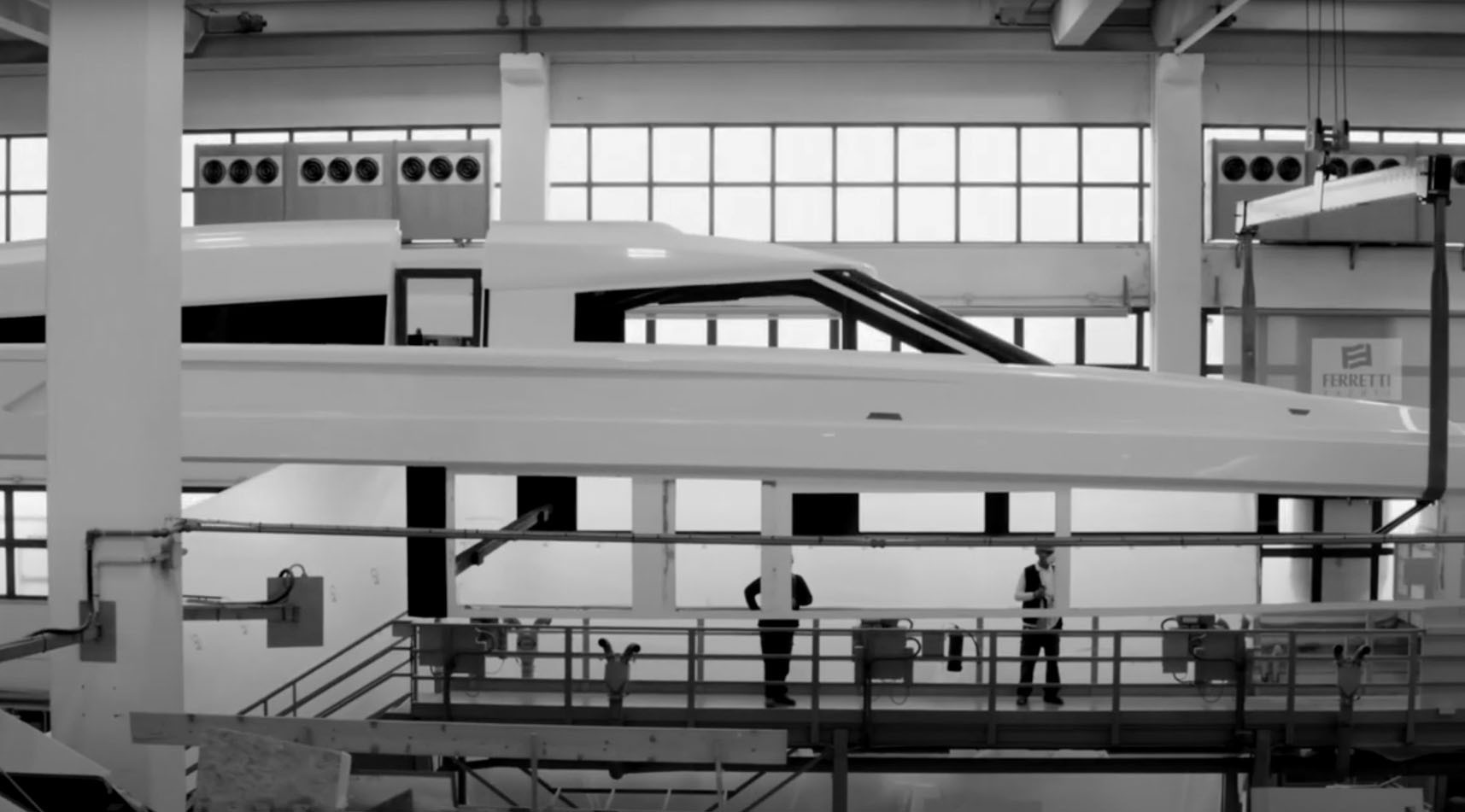 Launch of the 1st Ferretti Yachts 1000