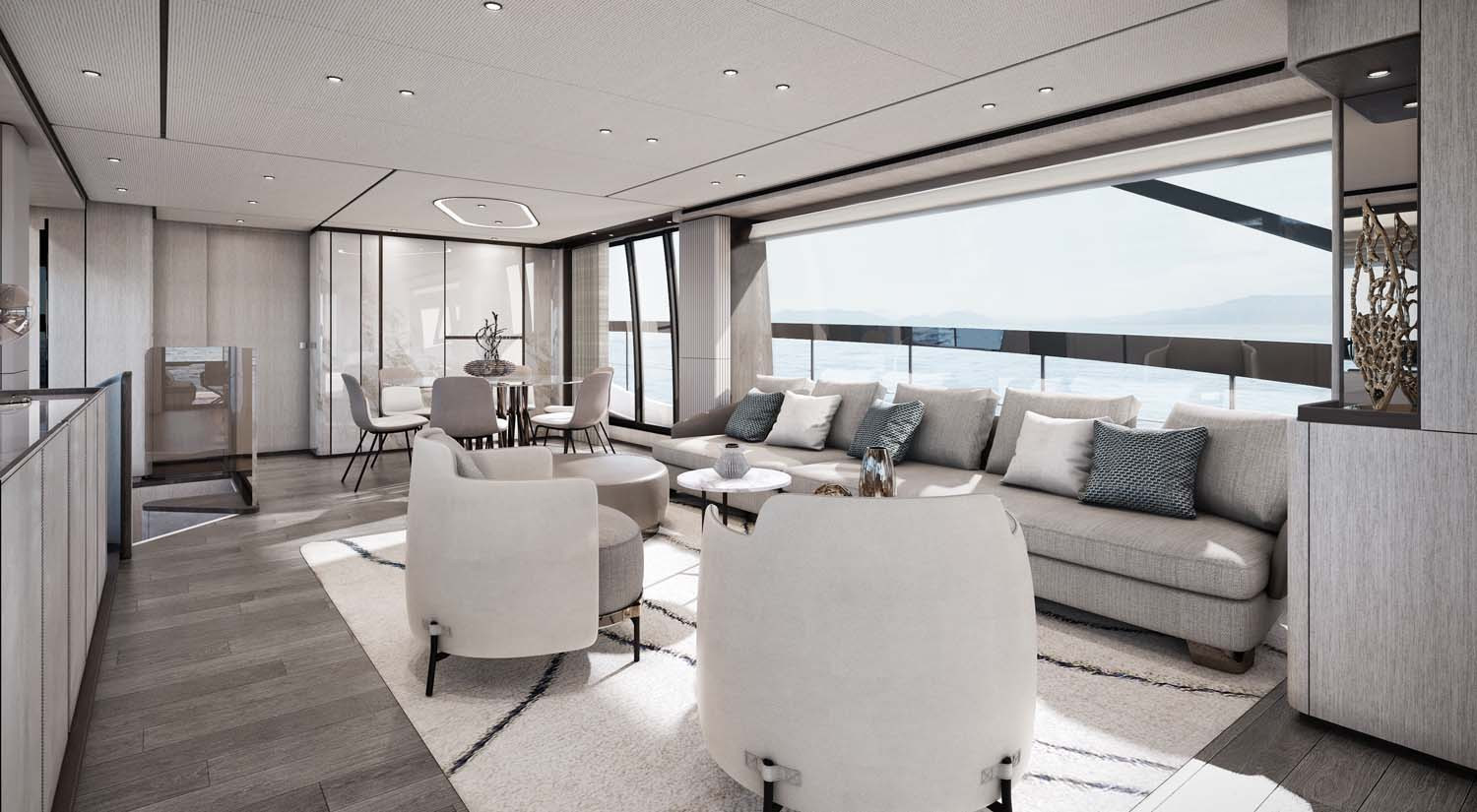 Ferretti Yachts 860 - contemporary atmosphere