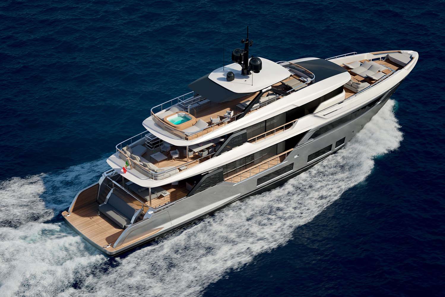 CUSTOM LINE NAVETTA 38 - FERRETTI GROUP - ABYS YACHTING - EXTERIOR 1