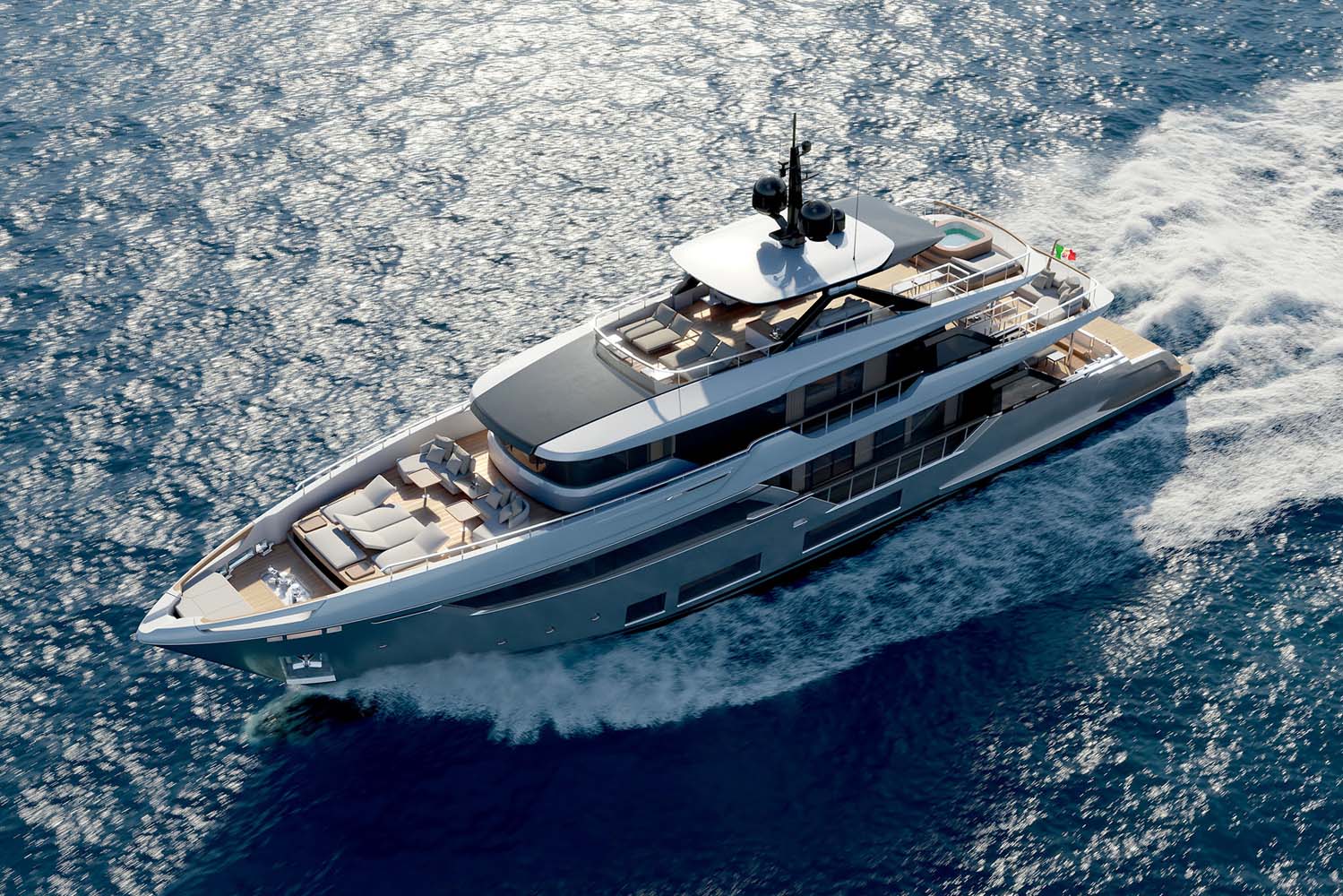 CUSTOM LINE NAVETTA 38 - FERRETTI GROUP - ABYS YACHTING - EXTERNAL 2