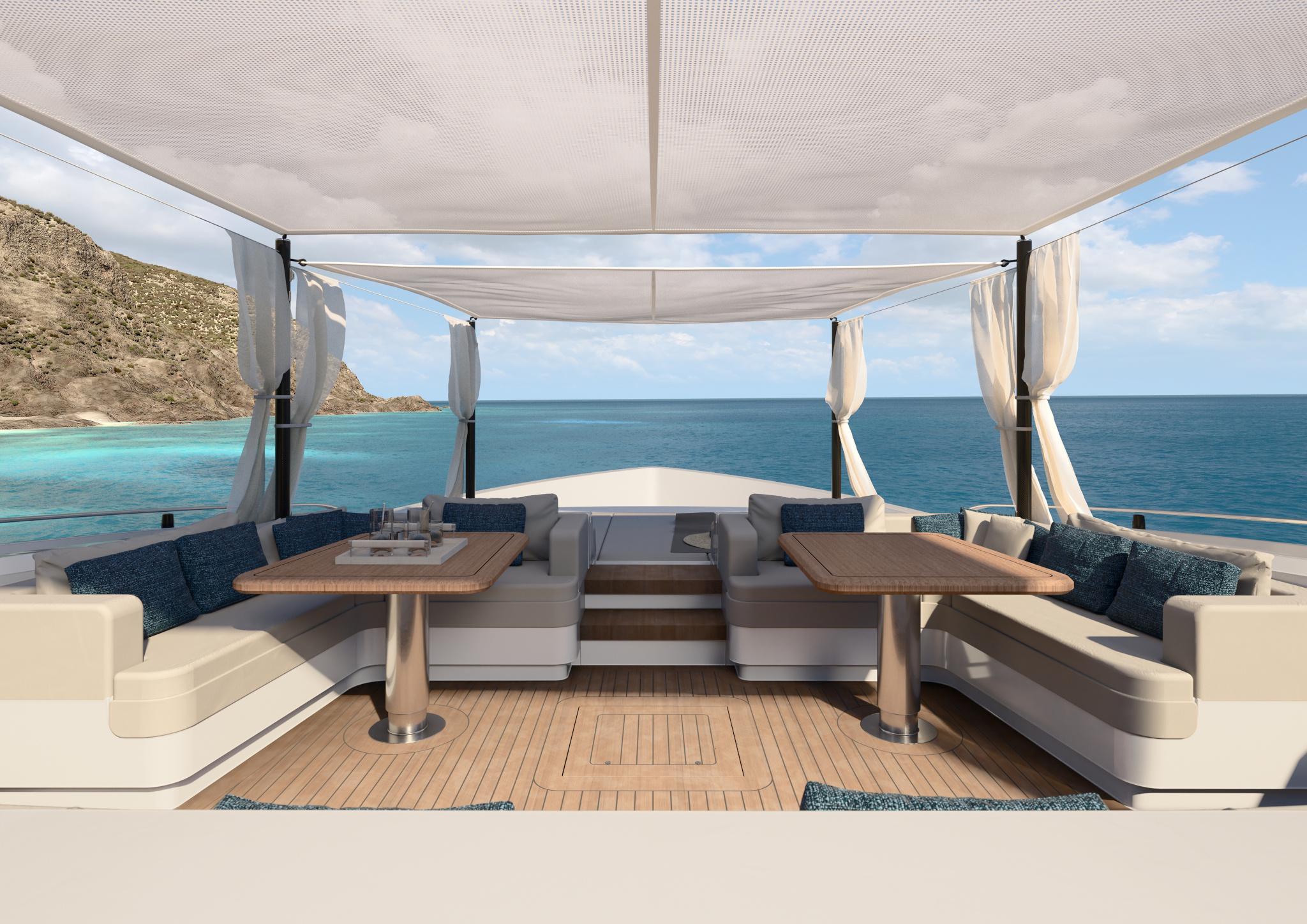 Custom Line 140 - Yacht Neuf ÃÂ  vencre - Abys Yachting - Upper Deck