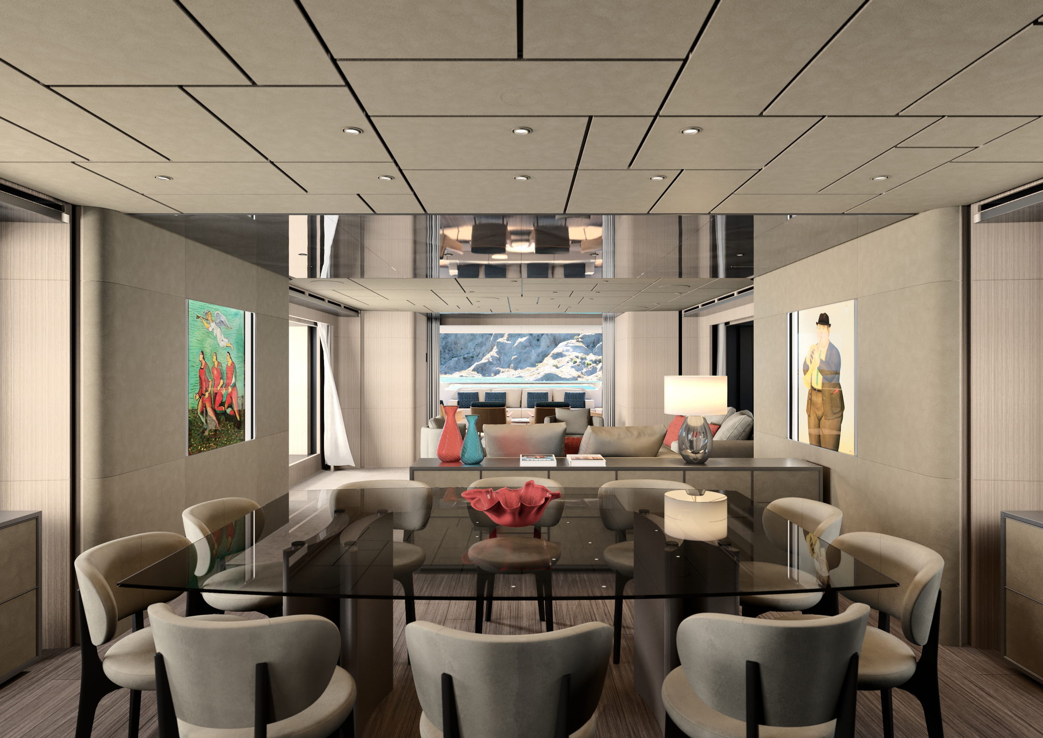 Custom Line 140 - Yacht Neuf ÃÂ  vencre - Abys Yachting - Lounge